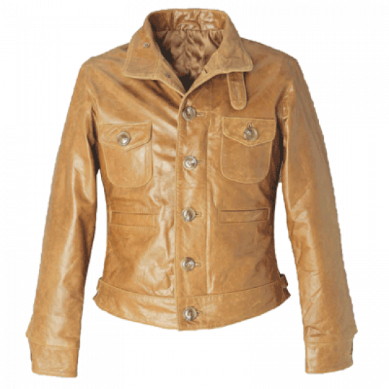 Leather Fashion Jacket Men