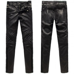 Leather Fashion Pant Men