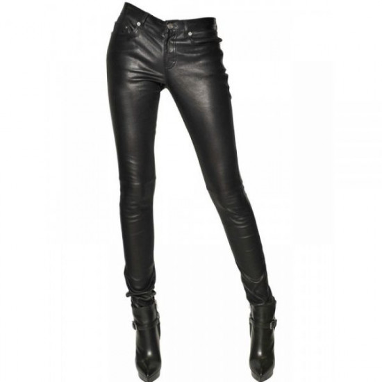 Leather Fashion Pant Women