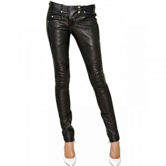 Leather Fashion Pant Women