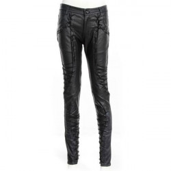 Leather Fashion Pant Women